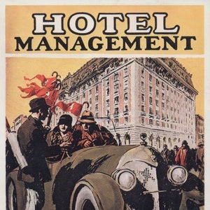 Edward Hopper, Couverture de magazine, Hotel Management, 1924, 1979 Carte postale moderne R928025