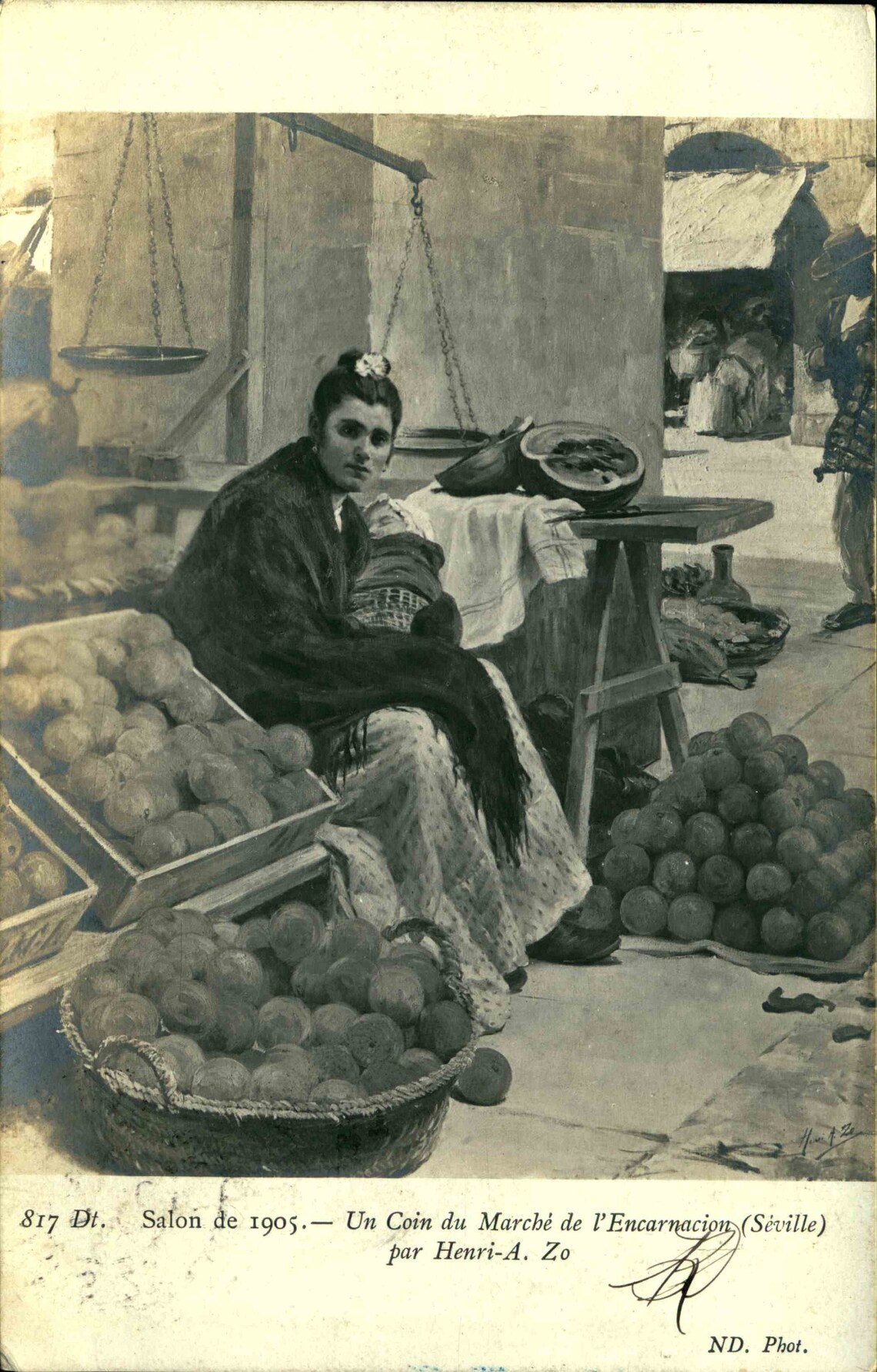 Salon De 1905 Salon De Paris A Corner of the Market Original Etsy