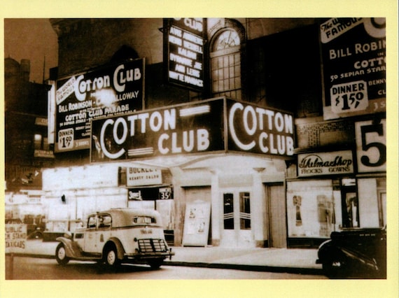 July 1948 Restored Archival Vintage Photo NEW YORK CITY Jazz Clubs on 52nd St