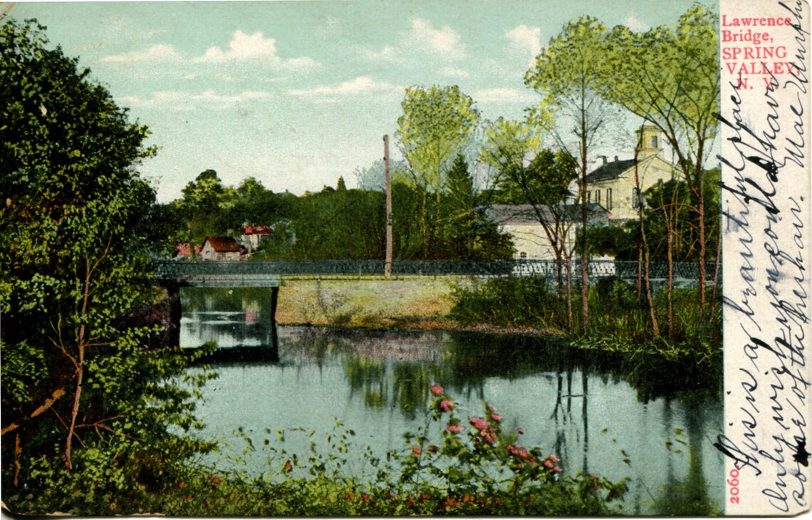 Spring Valley NY New York Rockland County Lawrence Bridge Etsy