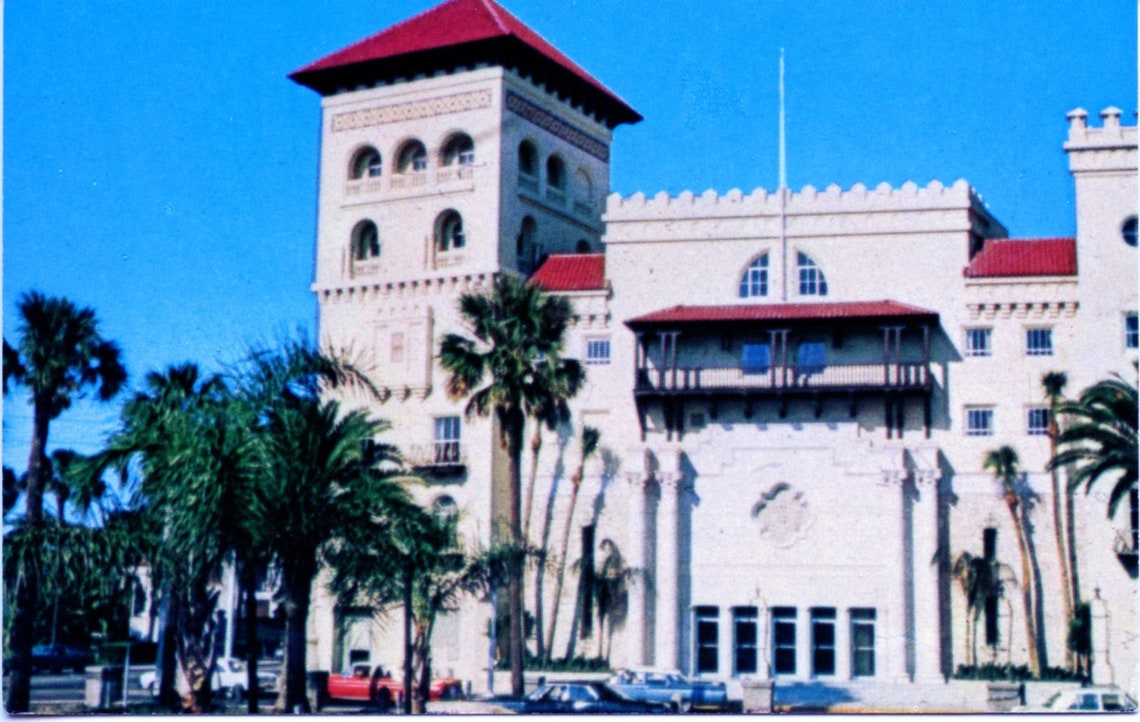 St Augustine FL Florida Courthouse 1960s Original Old Etsy