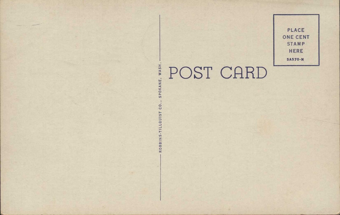 Mullan ID Idaho Aerial View C1940s Original Old Vintage Etsy