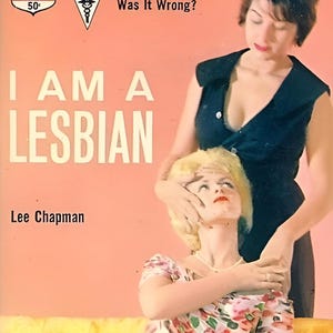 I Am a Lesbian! Lesbian Love, Adult, Sex, Vintage Modern Greeting Card NCC964720