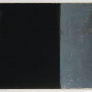 Art moderne, Mark Rothko, Sans titre 1969, artiste américain, carte postale non utilisée vintage 1998 R001678