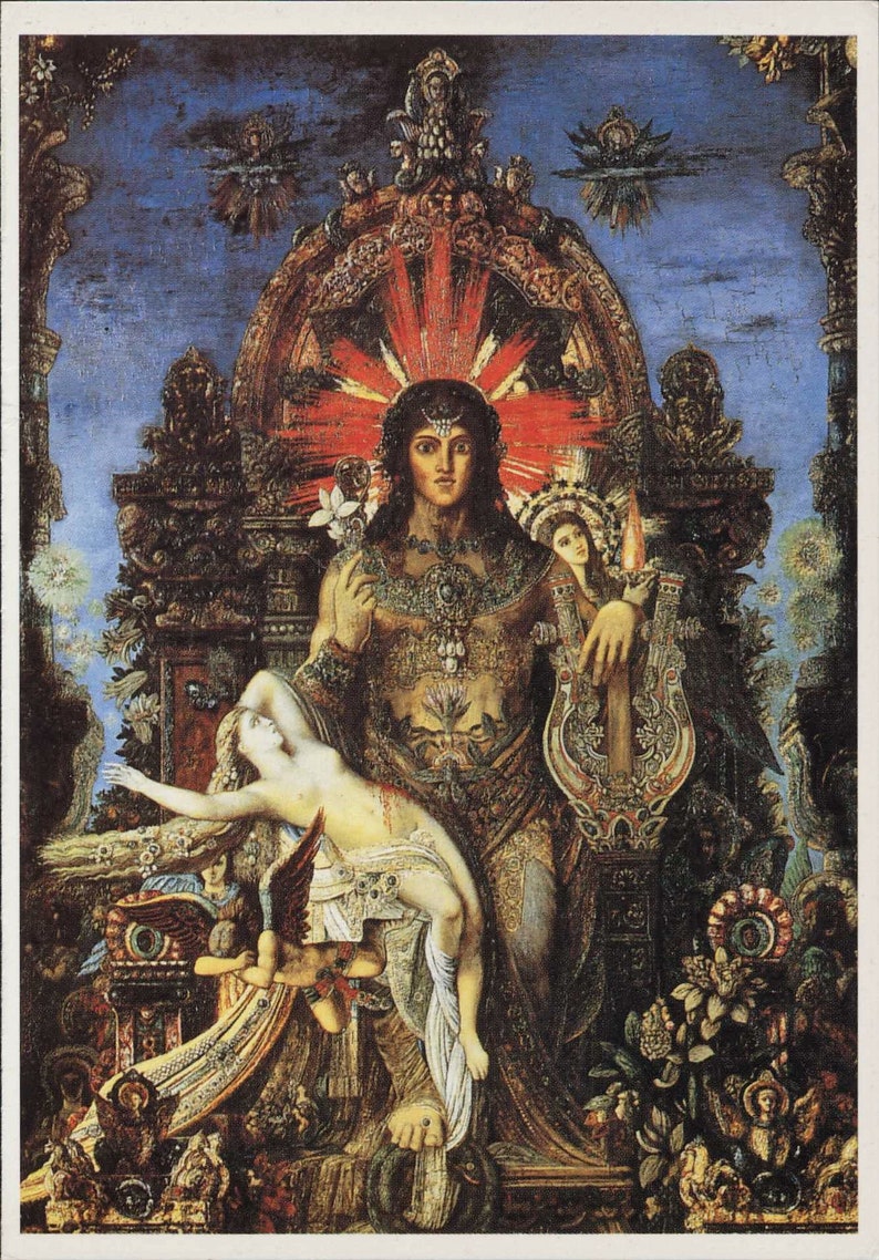 Symbolism Fine Art Gustave Moreau Jupiter Semele 1895 Etsy