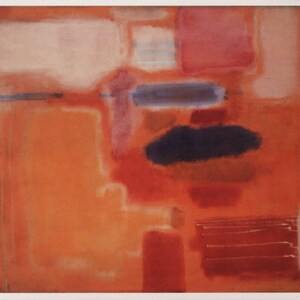 Art moderne, Mark Rothko, n° 9, 1948, artiste américain, carte postale non utilisée vintage 1998 R001685