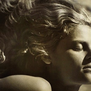 Assia Granatouroff, Portrait, French Model, Sensual, Photography, Dora Maar, 1934, Modern Greeting Card NCC0548