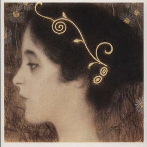 Art, Gustav Klimt, esquisse pour l'allégorie Junius, 1896, carte postale moderne ART001589