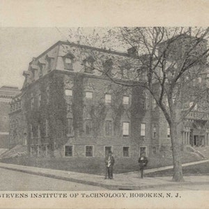 Hoboken NJ, New Jersey, Stevens Institute of Technology, c1905, Unused, Antique, Original Vintage Postcard NJ4455