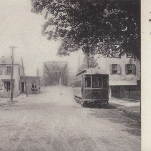 Carte postale moderne REPRO Z075350, Lambertville, New Jersey, NJ, pont, chariot, terminus
