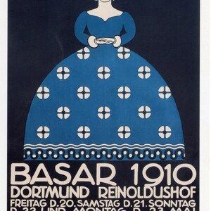 Friedrich Wilhelm Ruhfus, Basar, 1910, carte postale moderne R001530