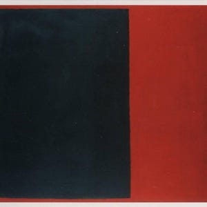 Art moderne, Mark Rothko, Sans titre 1956, artiste américain, carte postale vintage 1998 R001682 non utilisée