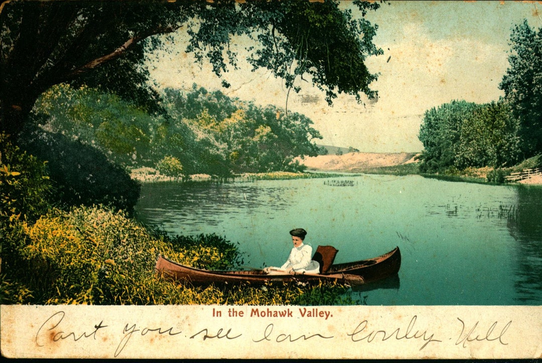 Amsterdam NY, New York, Montgomery County, Canoeing in the Mohawk ...