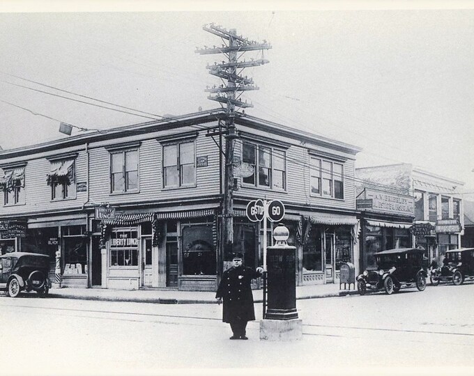 Hempstead Long Island Traffic Light Fulton & Main St 1921 Etsy