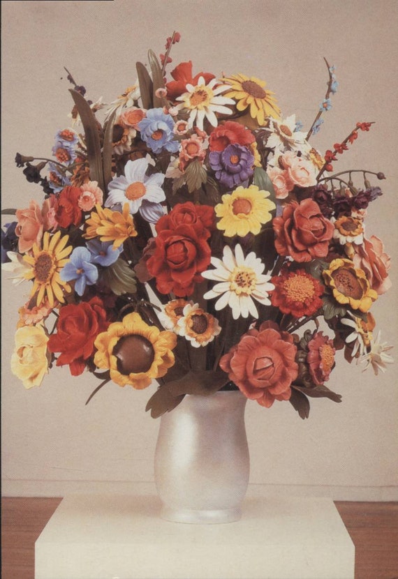 Art Jeff Koons Large Vase of Flowers 1991 Surreal Art Etsy
