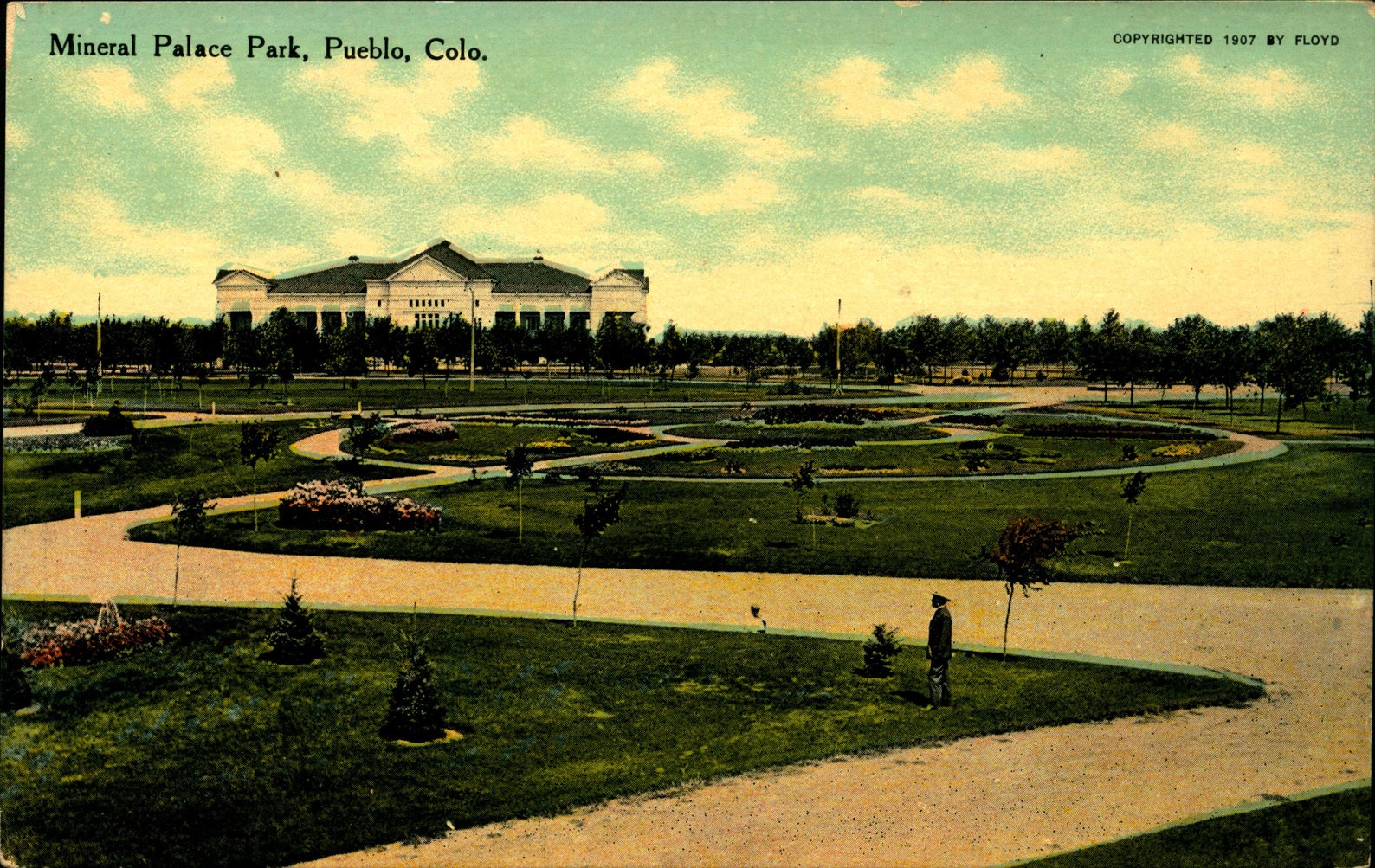 Pueblo CO Colorado Mineral Palace Park C1910 Unused Etsy