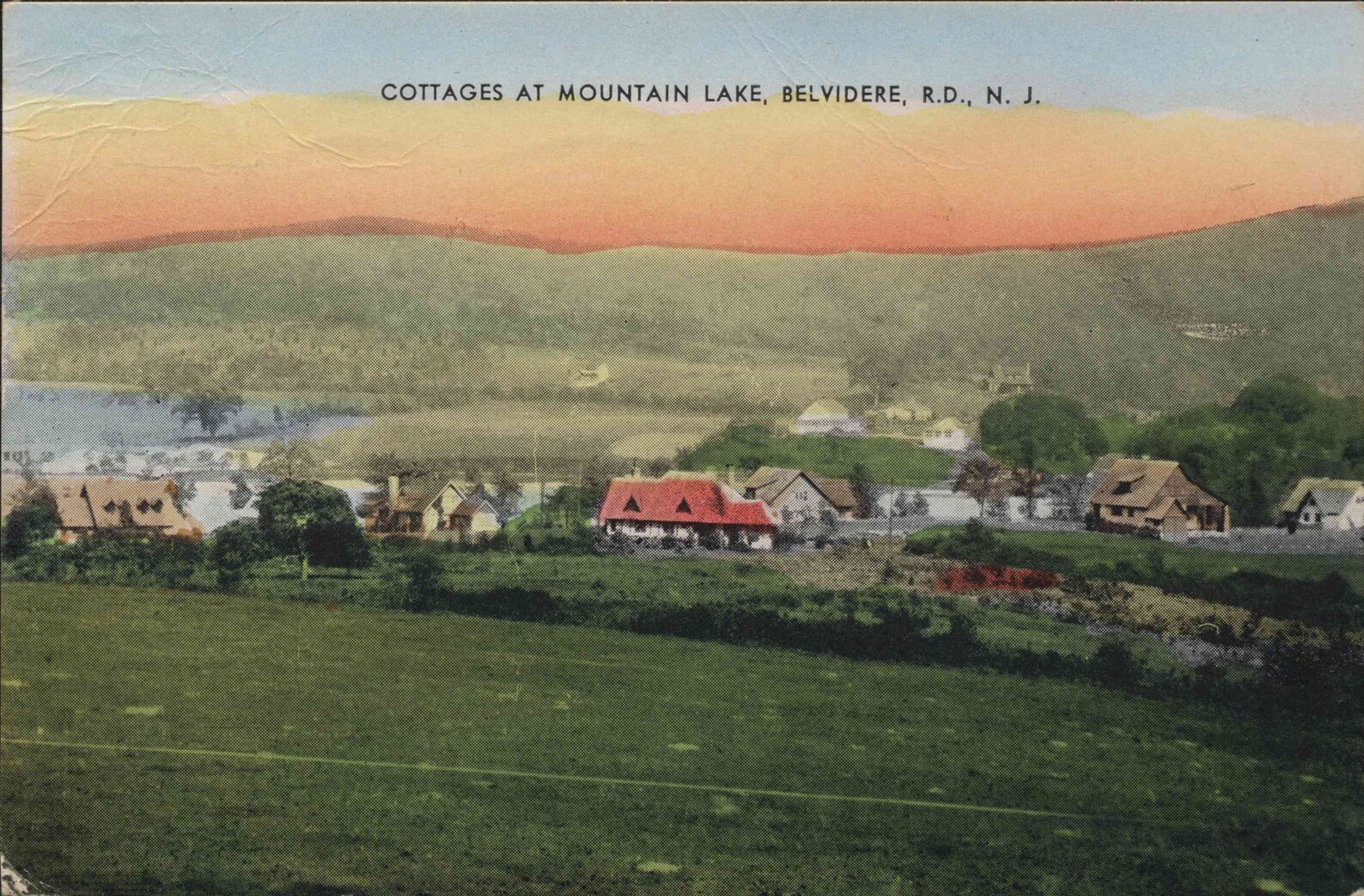 Belvidere NJ New Jersey Cottages Mountain lake 1953 Etsy