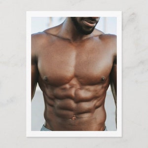 Fake Abs (Six Pack ). Muscular Body. Graphic by TribaliumArt