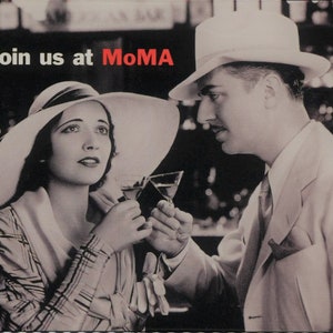 Musée MOMA, Kay Francis, William Powell, Tay Garrett, film, New York, années 1990, inutilisé, carte publicitaire, R001340