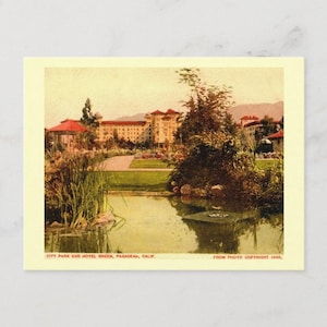 Hotel Green, Pasadena, California 1905 Vintage Inspired Postcard
