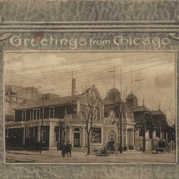 Chicago Postcard Etsy