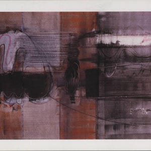 Mark Rothko, Sans titre des années 1940, Art moderne, artiste américain, carte postale non utilisée vintage 1998 R001665