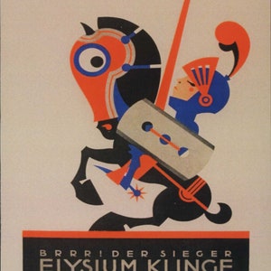 Publicité, Allemand, Design, Lames de rasoir Elysium, Le gagnant ! Style poster Carte postale moderne R001302