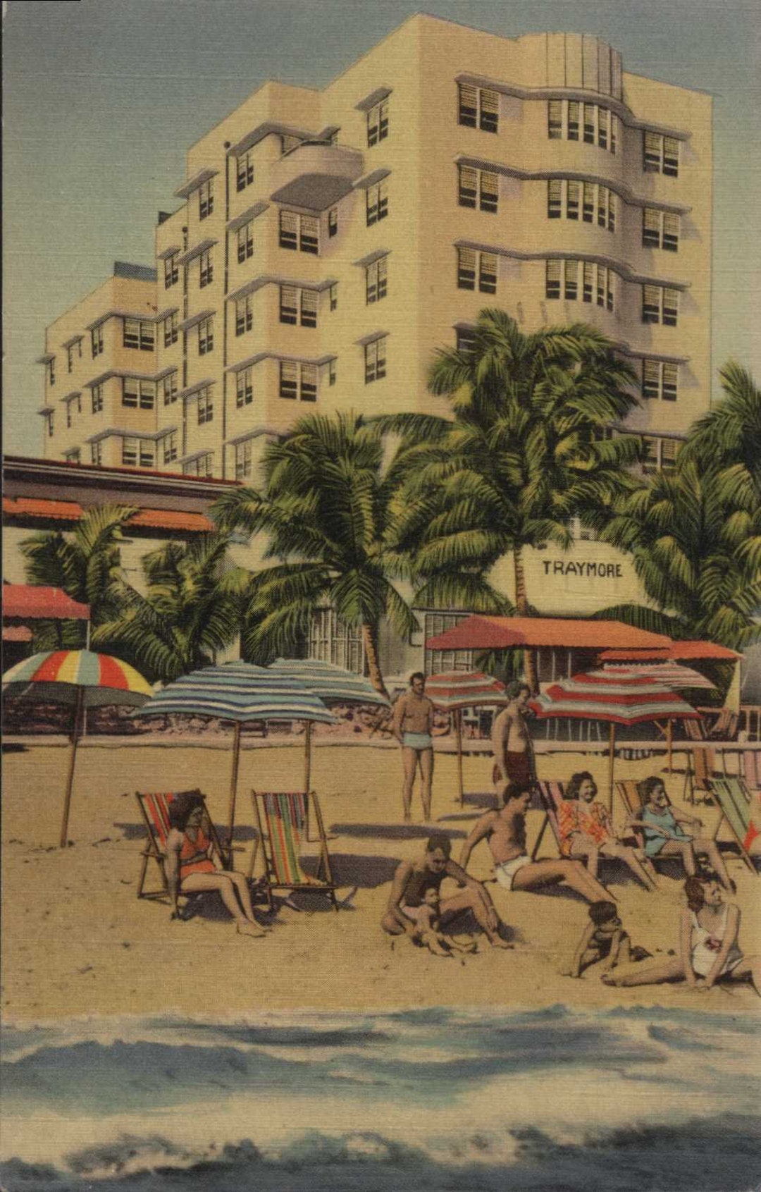 Miami Beach FL Florida Traymore Hotel 24th and Collins Etsy