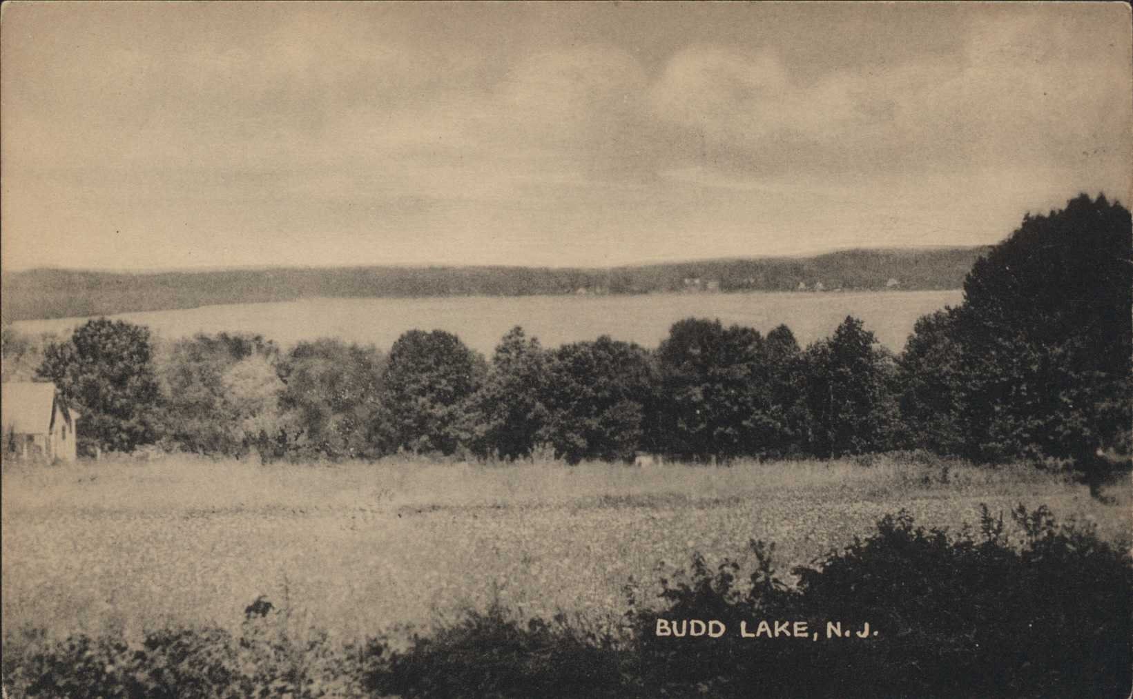 Budd Lake NJ New Jersey A Scene Around Budd Lake Unused Etsy
