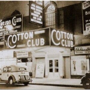 New York City, Jazz, Cotton Club, Modern Vintage Style Poster Print