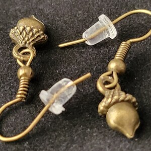 Small Bronze Acorn Earrings