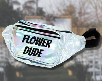 Flower Dude Personalized Fanny Packs | Flower Man Waist bag | The Flower Guy Fanny Pack | Flower Boy | Fully Customizable