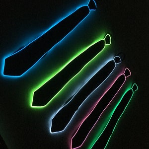 Glow Necktie - 5 Color Options - FREE U.S. Shipping!