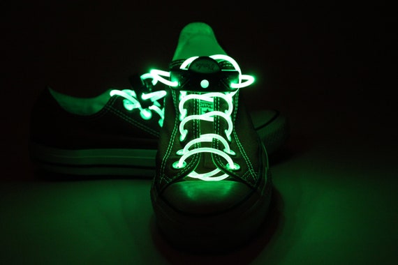 green light up shoes