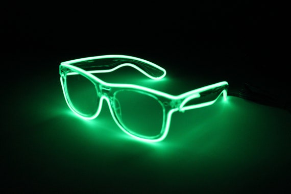 green light up glasses