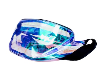 Clear Iridescent Fanny Pack - Customizable - Bachelorette Outfit - Bridesmaid Gift - Flower Bag - FREE SHIPPING!