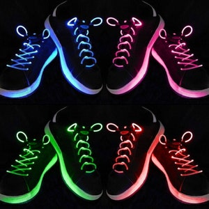 Light Up Pair of Shoelaces - Multiple Colors - FREE U.S. Shipping!