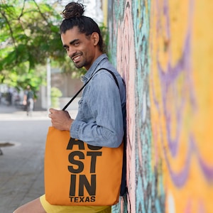 Austin Texas Tote Bag - 3 Sizes - Texas Gift Idea - FREE Shipping!