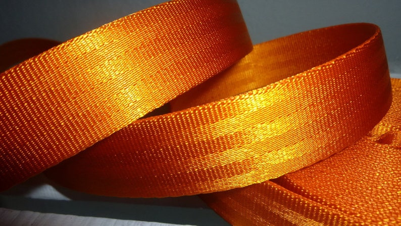 Belt strap orange 25 mm 2.35 EUR / lfm image 1