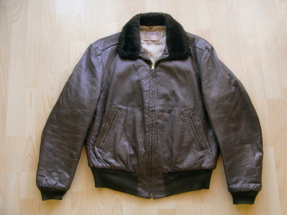 40s goatskin civilian flight jacket by Californian