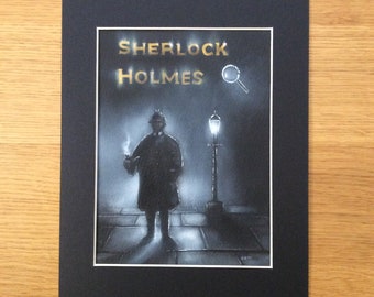 Sherlock Holmes original paintings by Andrew acmart21 acm