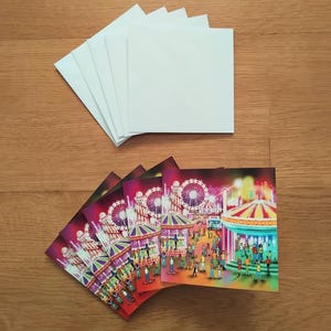 Cartes de voeux foraines à partir d'oeuvres d'art numériques originales d'Andrew acmart21 acm