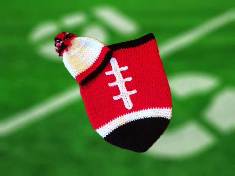 Atlanta Falcons Baby Boy Football Cocoon & Hat newborn to 3 Etsy