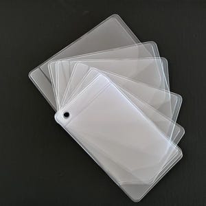 Clear Vinyl Card Sleeves: LV Card Holder Replacement
