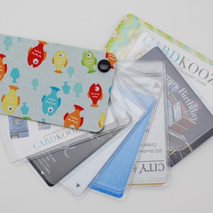 Monedero pequeño/monedero de bolsillo/tarjetero fino - Estanque de peces de graydogg