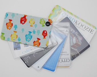 Small Wallet| Pocket Wallet| Slim Credit Card Holder - Fish Pond by graydogg