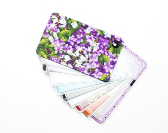 Floral Wallet, Gift Card Holder, Business Card Organizer, Rebecca Design