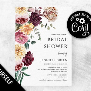 Floral Dessert Bar Sign Baby Shower Dessert Sign Printable | Etsy