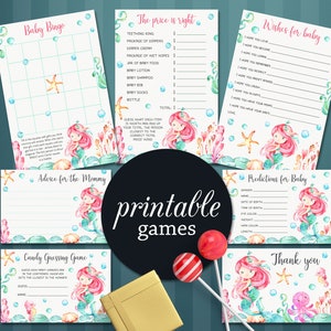 Girl Mermaid Printable