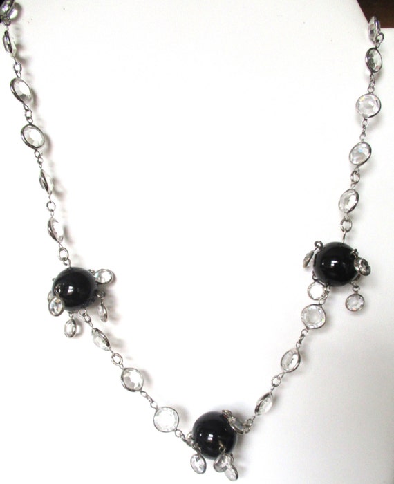 Bezel Crystal Necklace main image 1